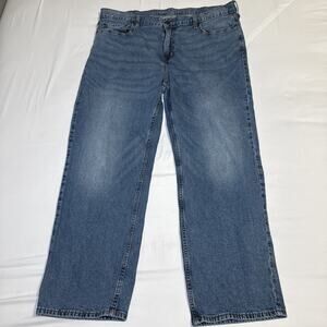 Old Navy Jeans Adult Mens 40x30 Blue Denim Straight Loose Flex Normcore Casual
